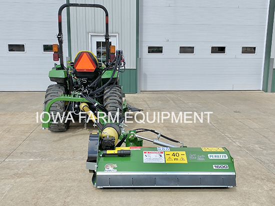 Flail Mower with Hammer Blades